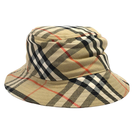 Burberry Check Polyester Hat Beige