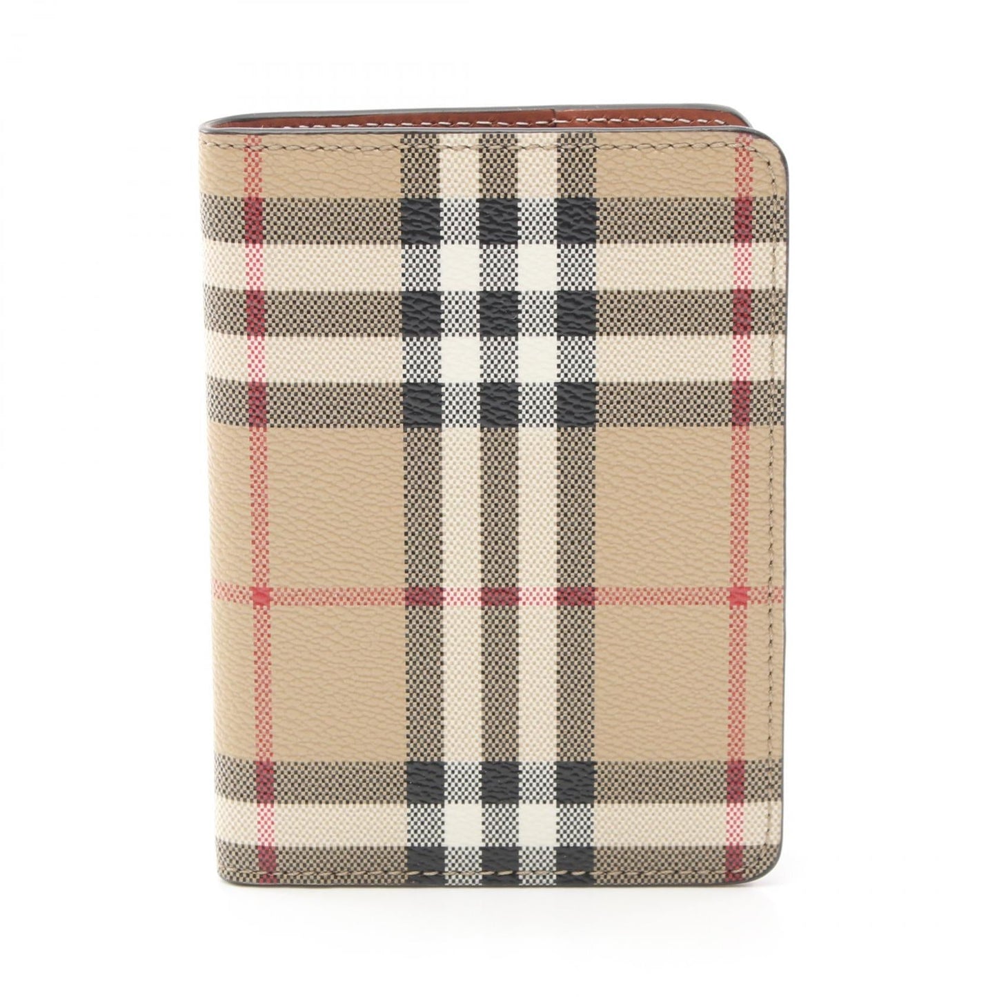 Burberry Archive Check Card Case PVC Canvas