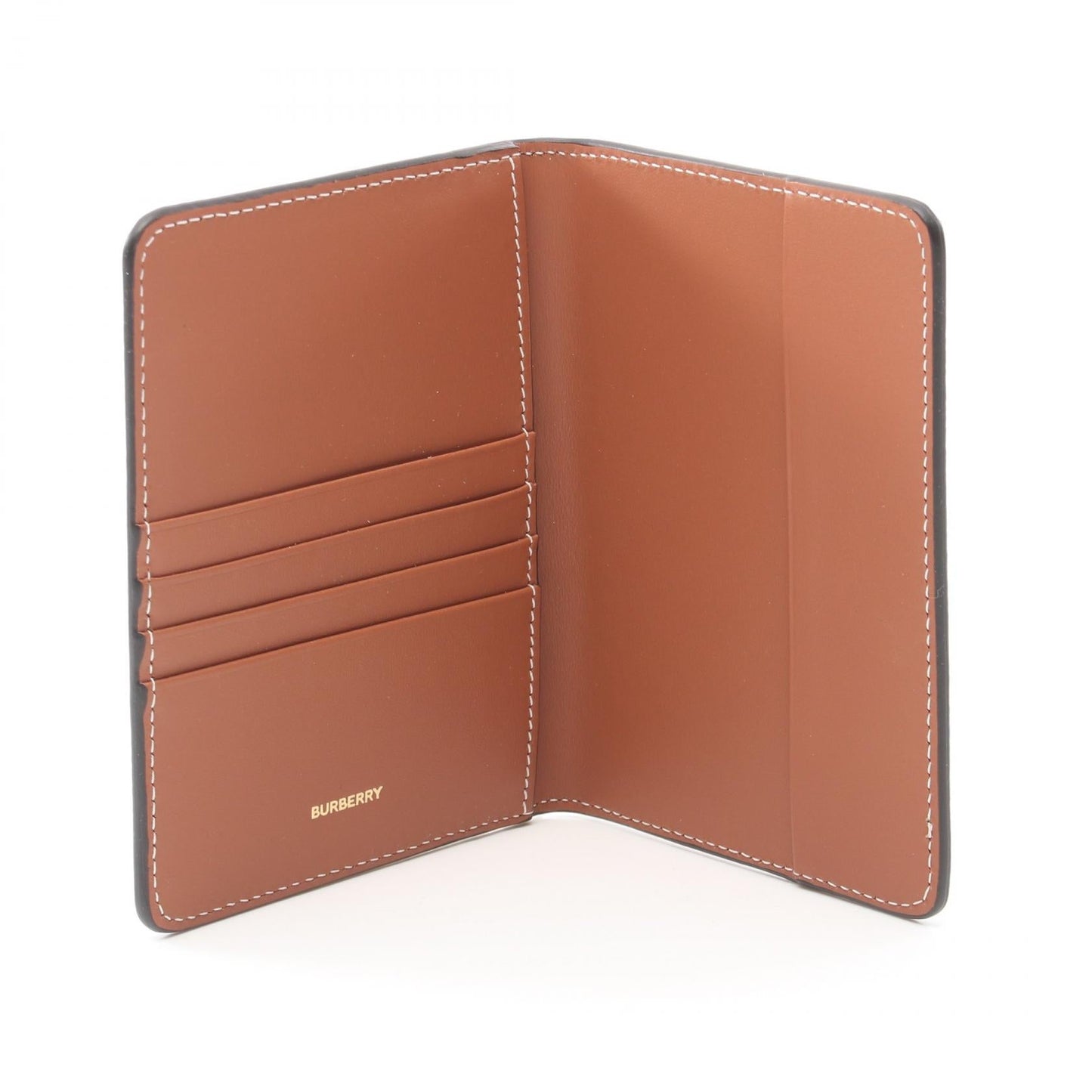 Burberry Archive Check Card Case PVC Canvas
