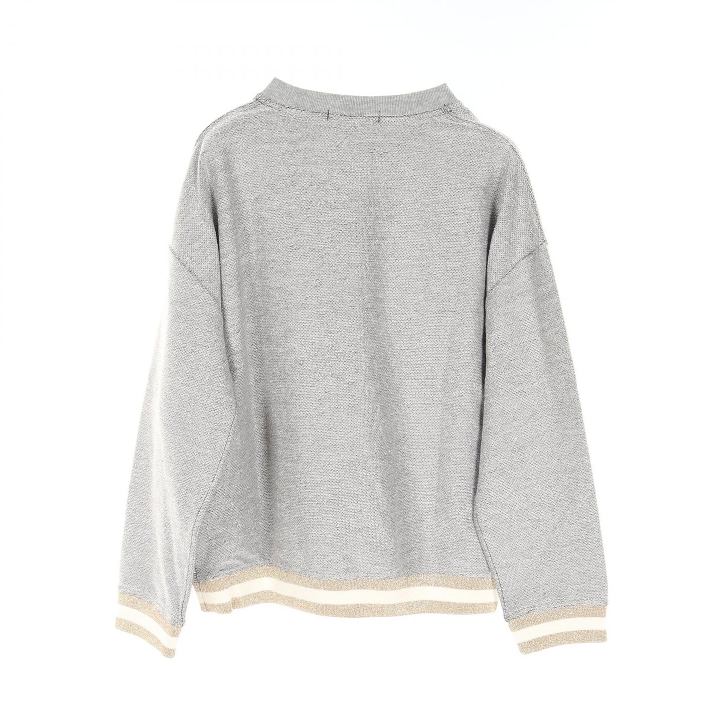 Burberry Cotton Sweatshirt Gray Multicolor
