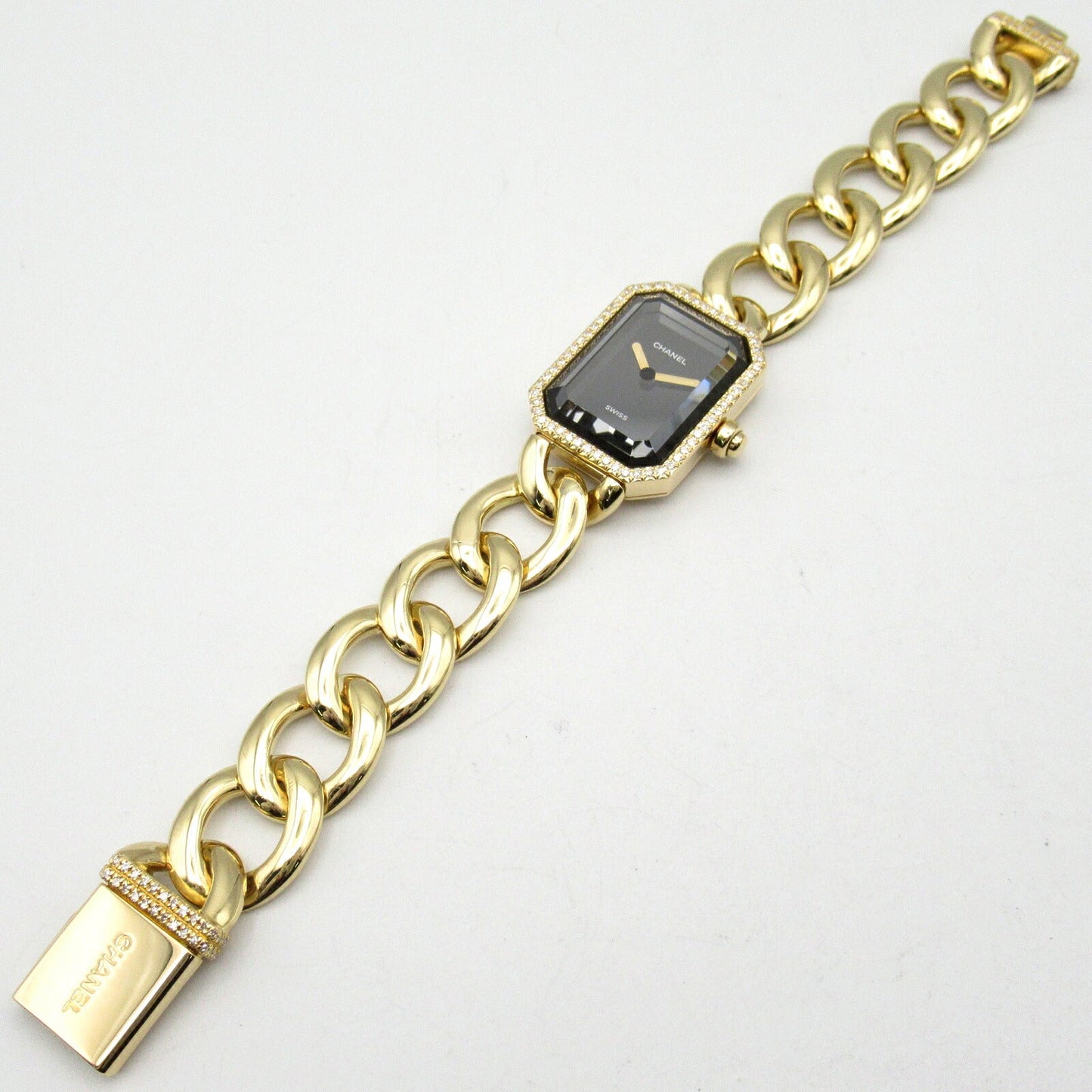 Chanel Premiere M Diamond Bezel Watch H0113
