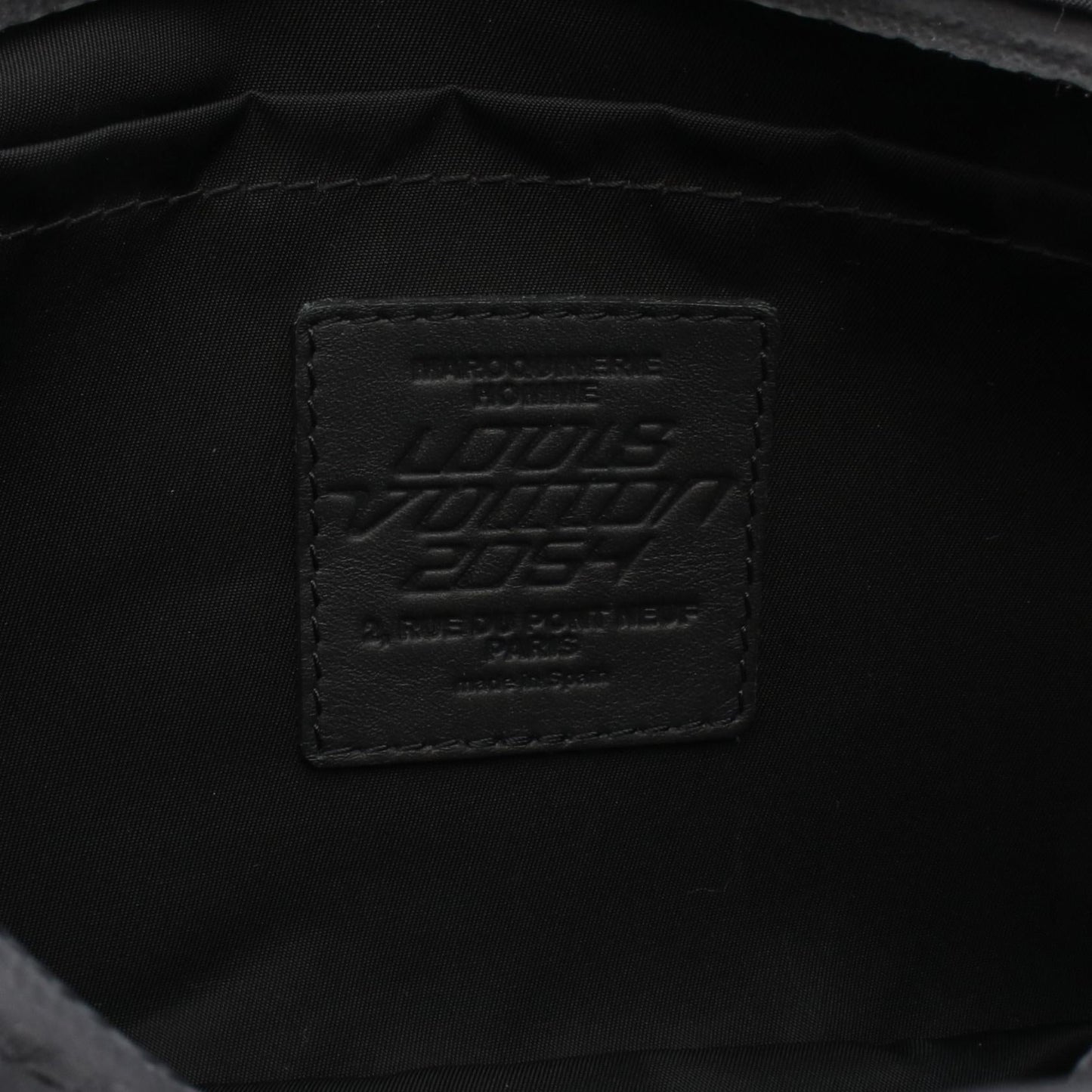 Louis Vuitton Expandable Leather Nylon Shoulder Bag