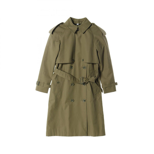Burberry Cotton Trench Coat Khaki