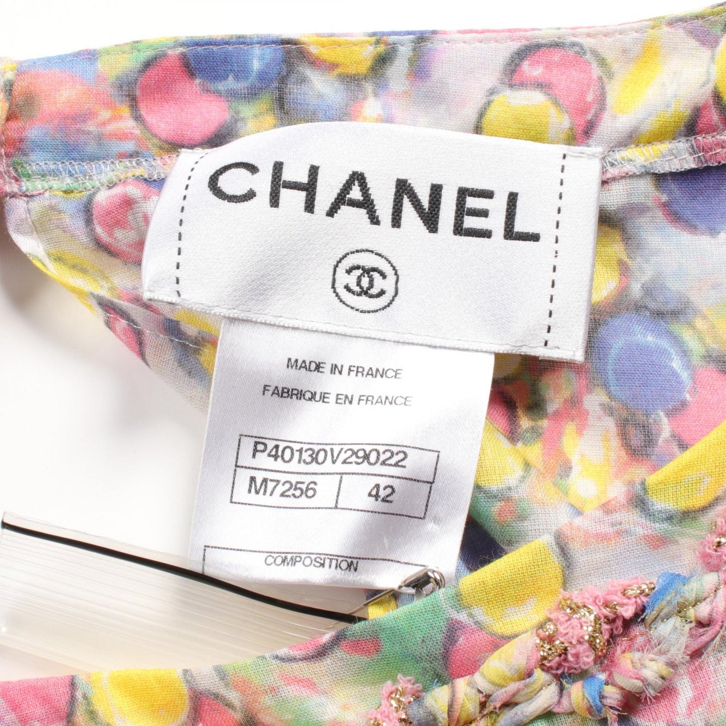 Chanel Cotton Dress Multicolor
