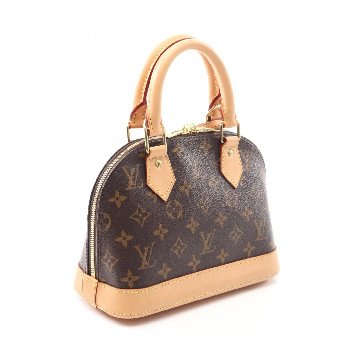 Louis Vuitton Alma BB Monogram Coated Canvas Handbag