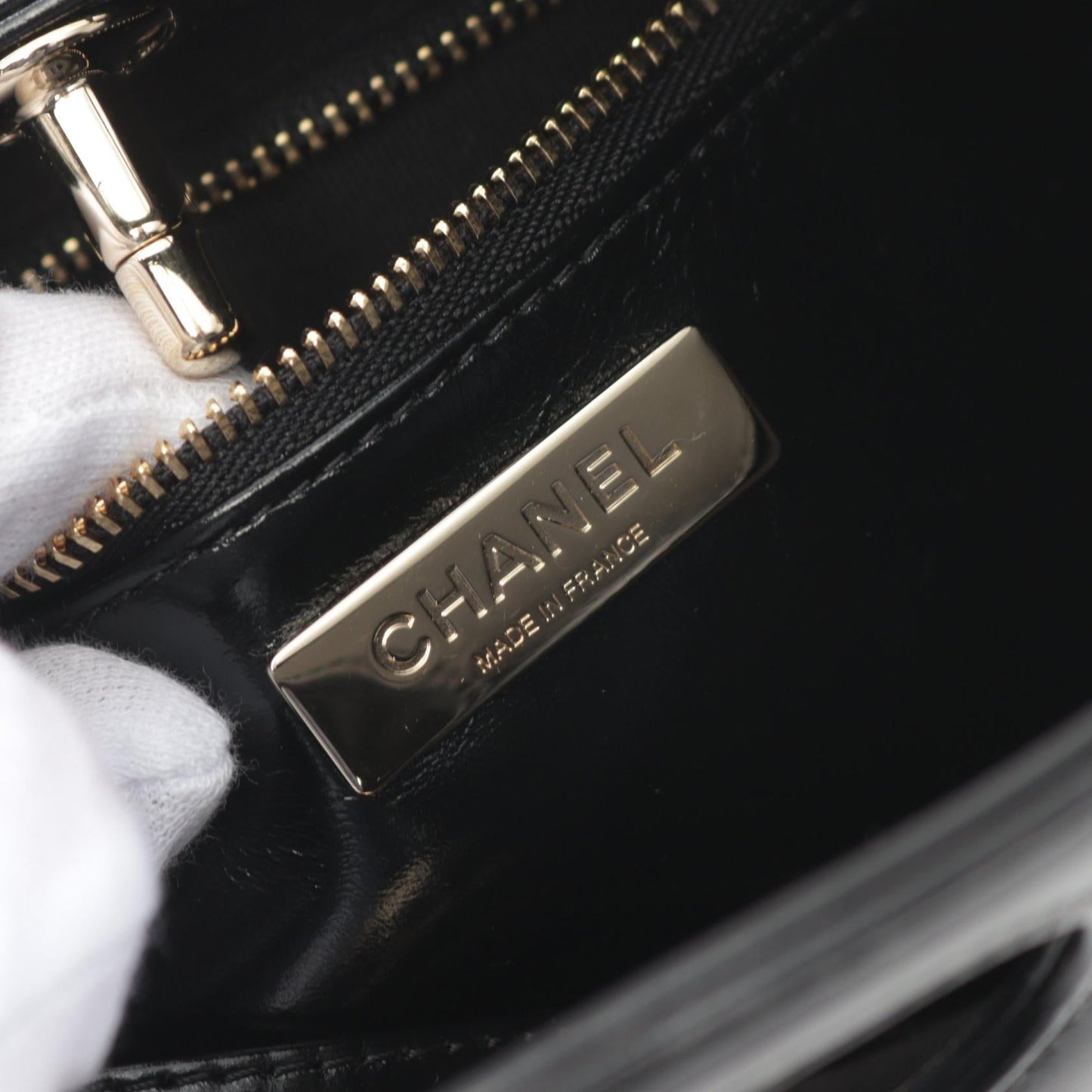 Chanel 31 Leather Shoulder Bag Black AS4133