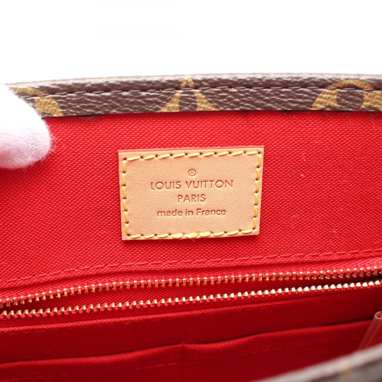 Louis Vuitton Sac Plat BB Monogram Coated Canvas Handbag