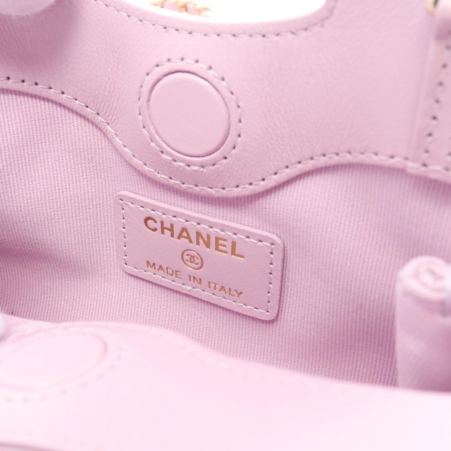 Chanel 31 Nano Leather Shoulder Bag Purple