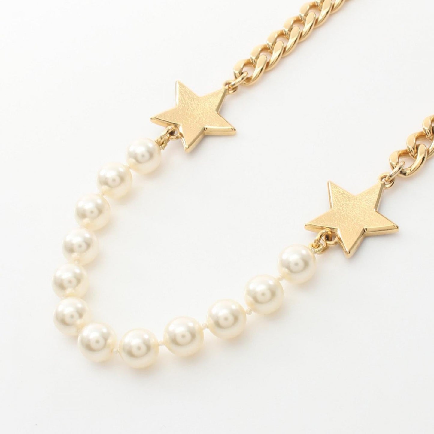 Chanel Coco Mark Star Necklace Gold Plated