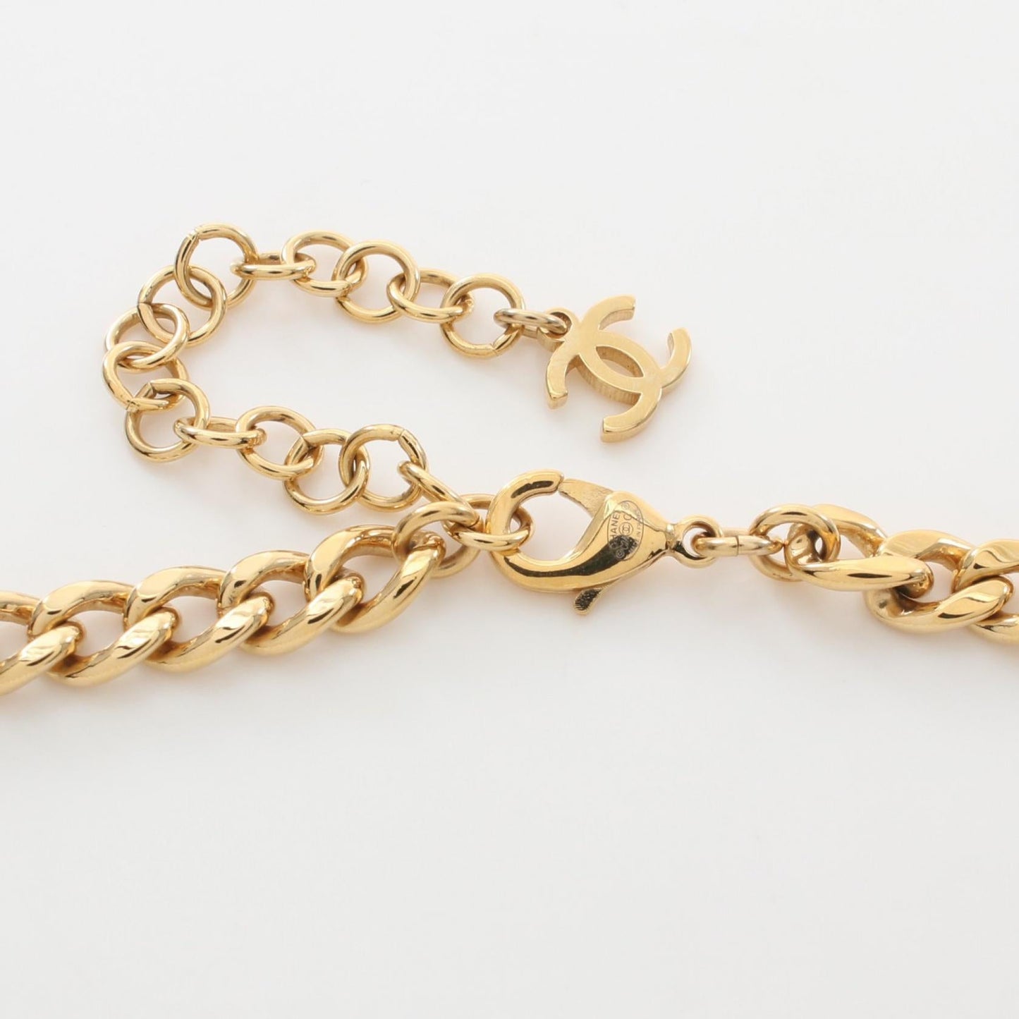 Chanel Coco Mark Star Necklace Gold Plated