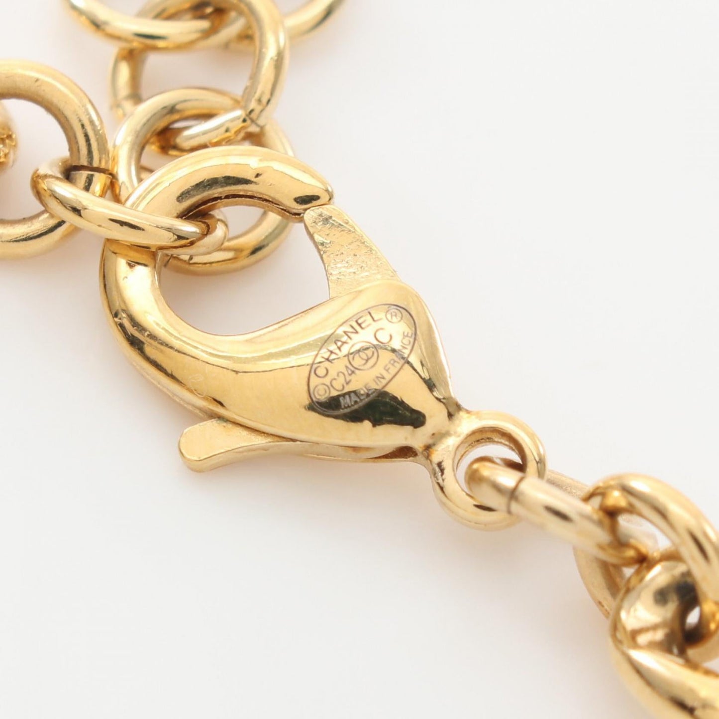 Chanel Coco Mark Star Necklace Gold Plated