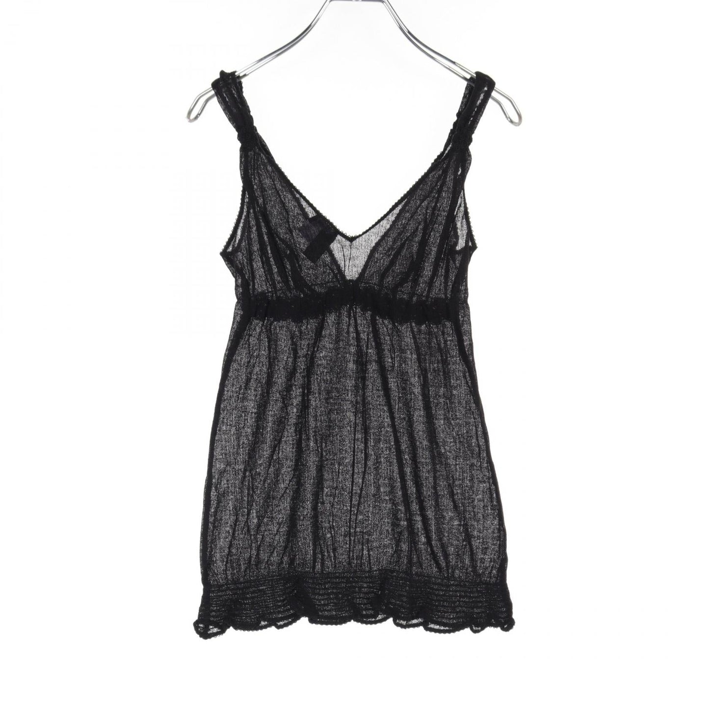 Chanel Cotton Tunic Camisole Knit Black