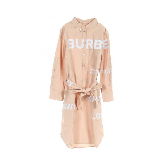 Burberry Cotton Dress Beige