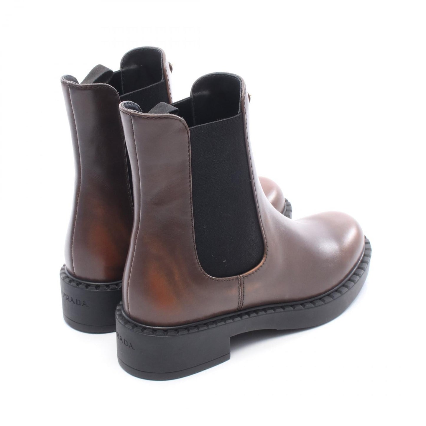 Prada Leather Chelsea Boots