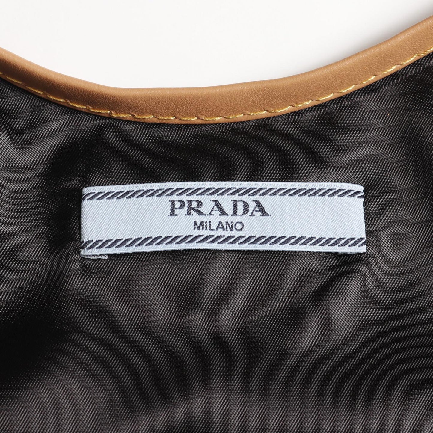 Prada RE-NYLON Nylon Leather Dress