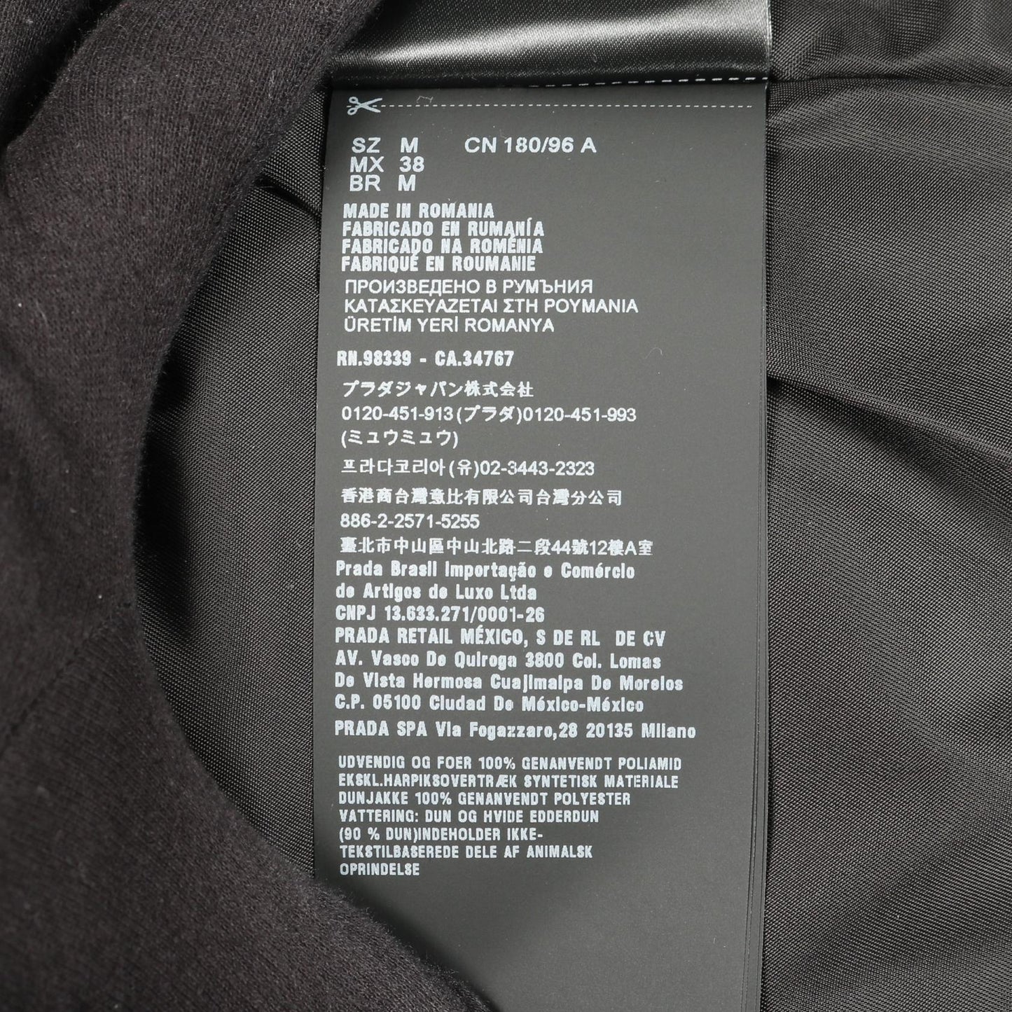 Prada Re-Nylon Nylon Down Vest