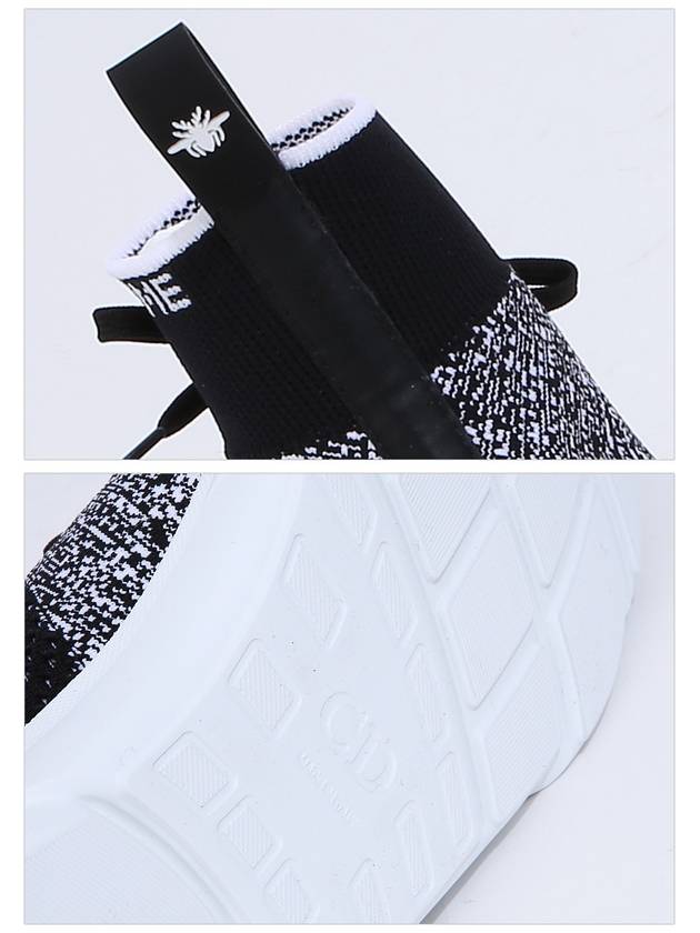 B21 Socks Knit High Top Sneakers Black Dior