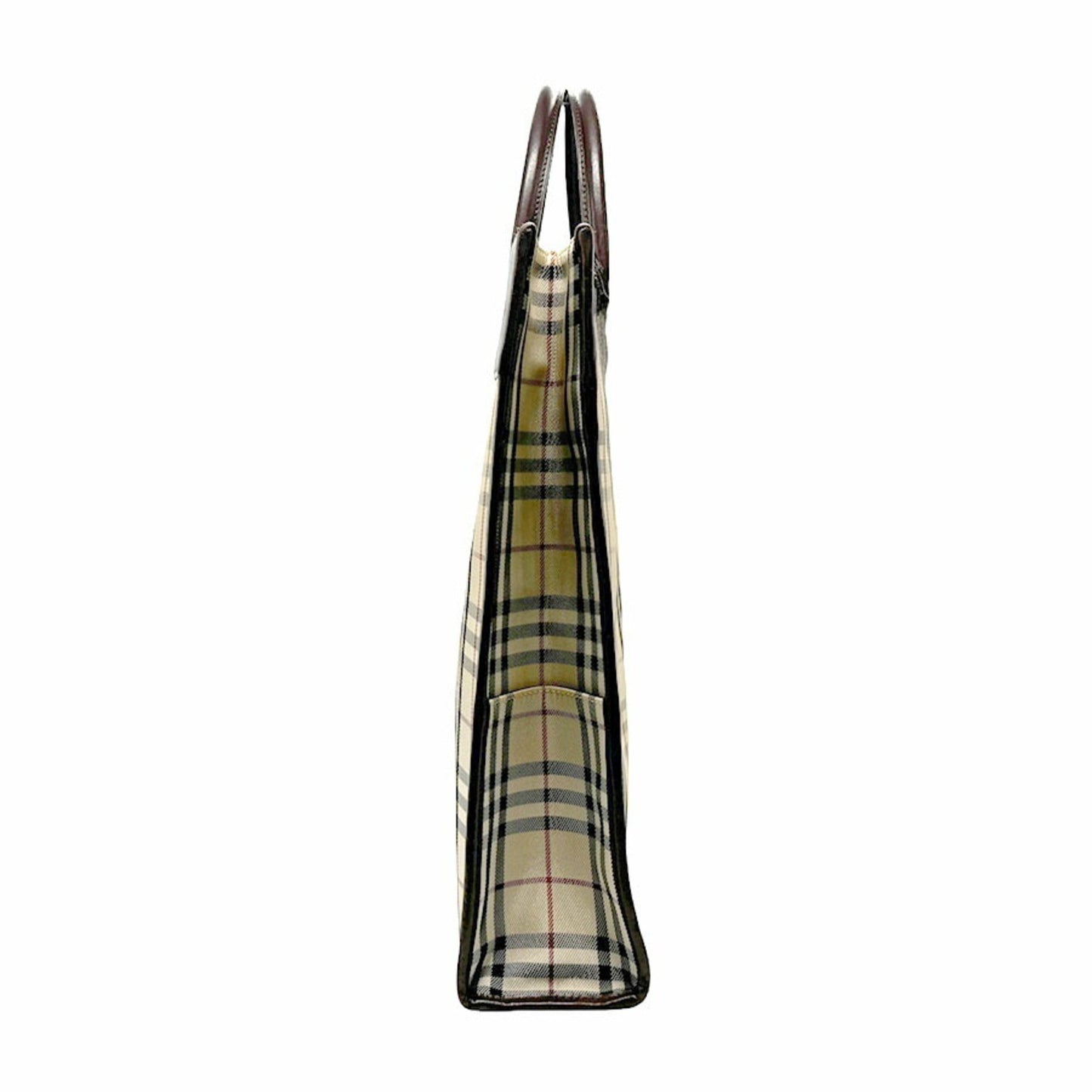 Burberry Canvas Leather Handbag Tote Bag ()