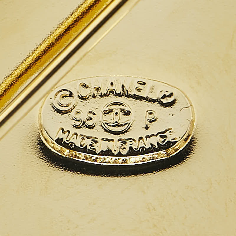 Chanel Coco Mark Turnlock Brooch Gold