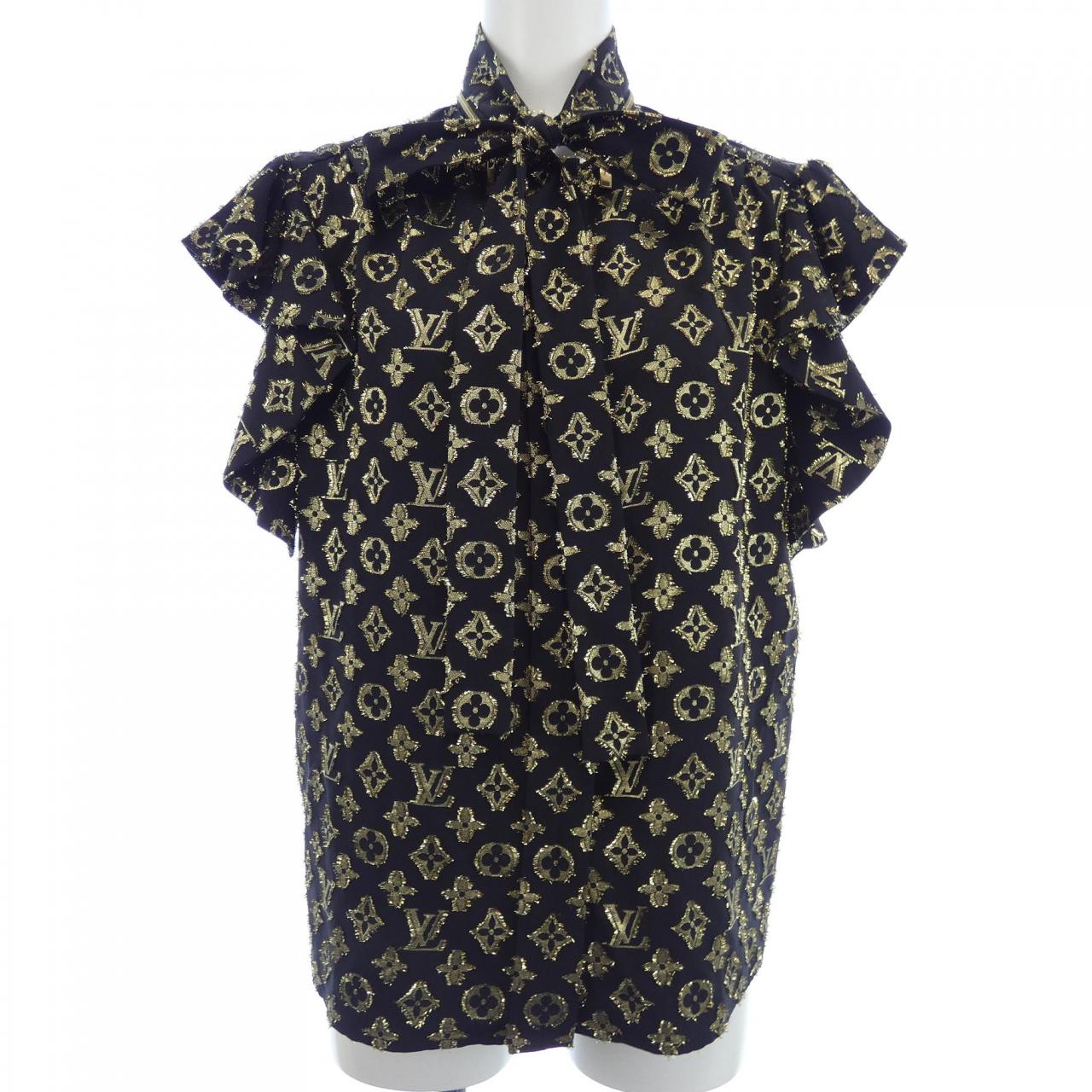 Louis Vuitton FJBL08XGR Silk Blend Top