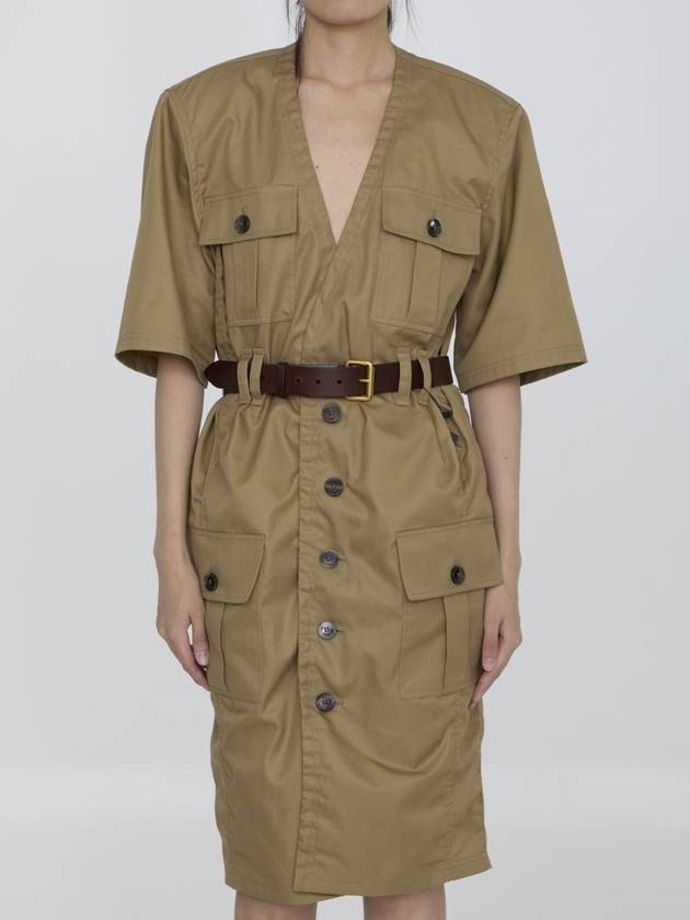 Saint Laurent Saharienne Dress