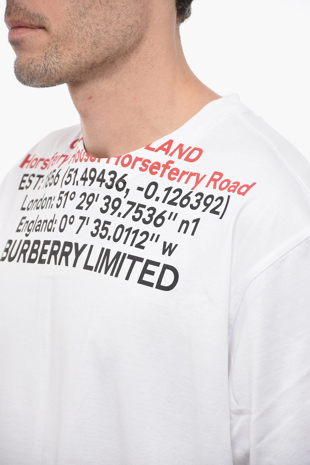Burberry Crew Neck COORDINATES Printed T-Shirt