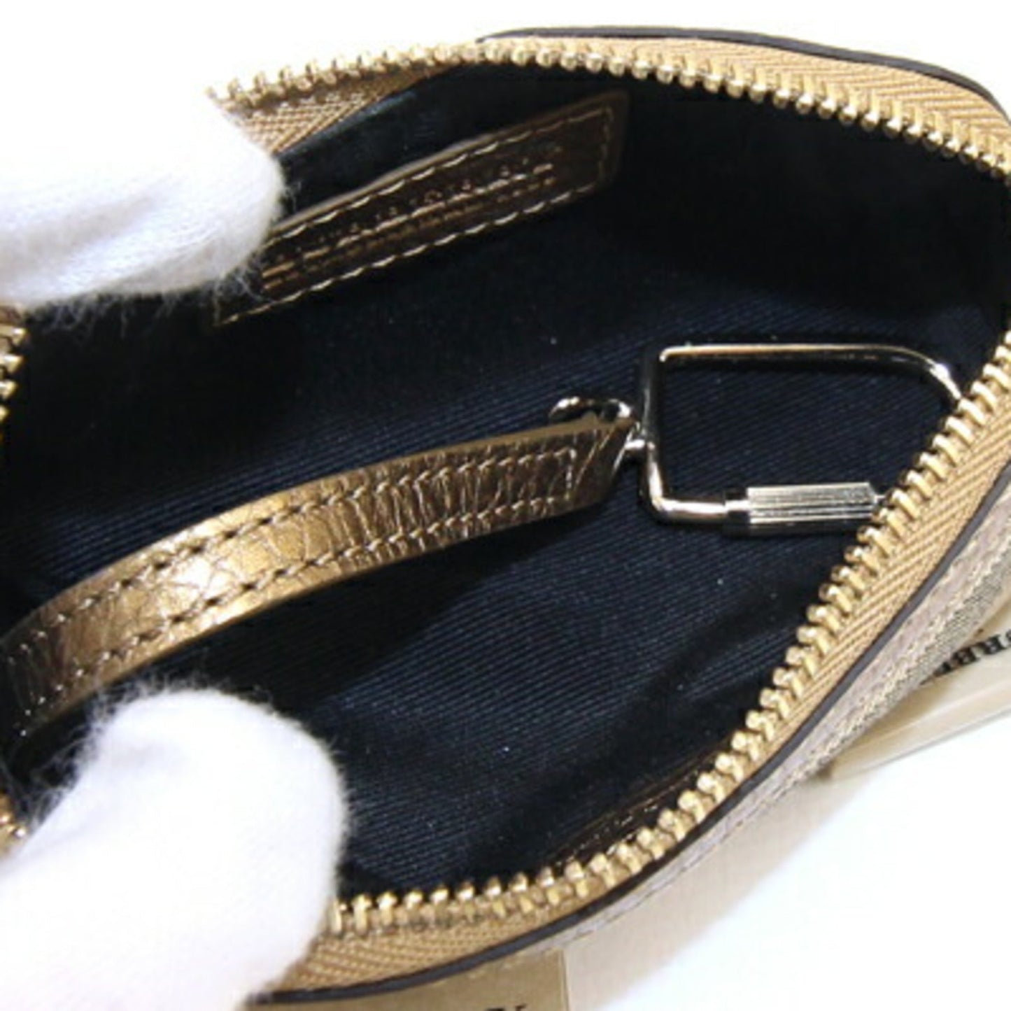 Burberry Canvas Leather Pouch ()