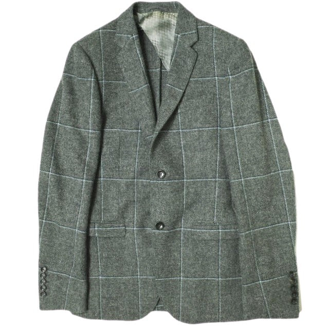 Gucci Wool 2B Jacket Gray Tailored