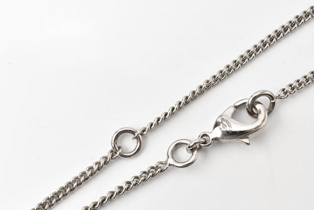 Chanel 2way Necklace/Pendant with Rhinestones and Silver CC Ball