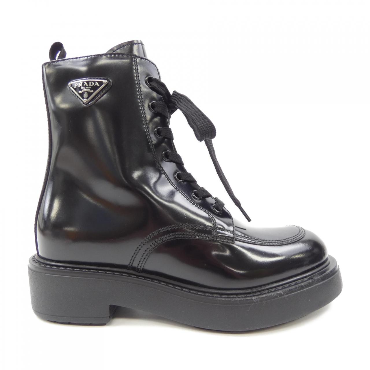 Prada Brushed Leather Boots