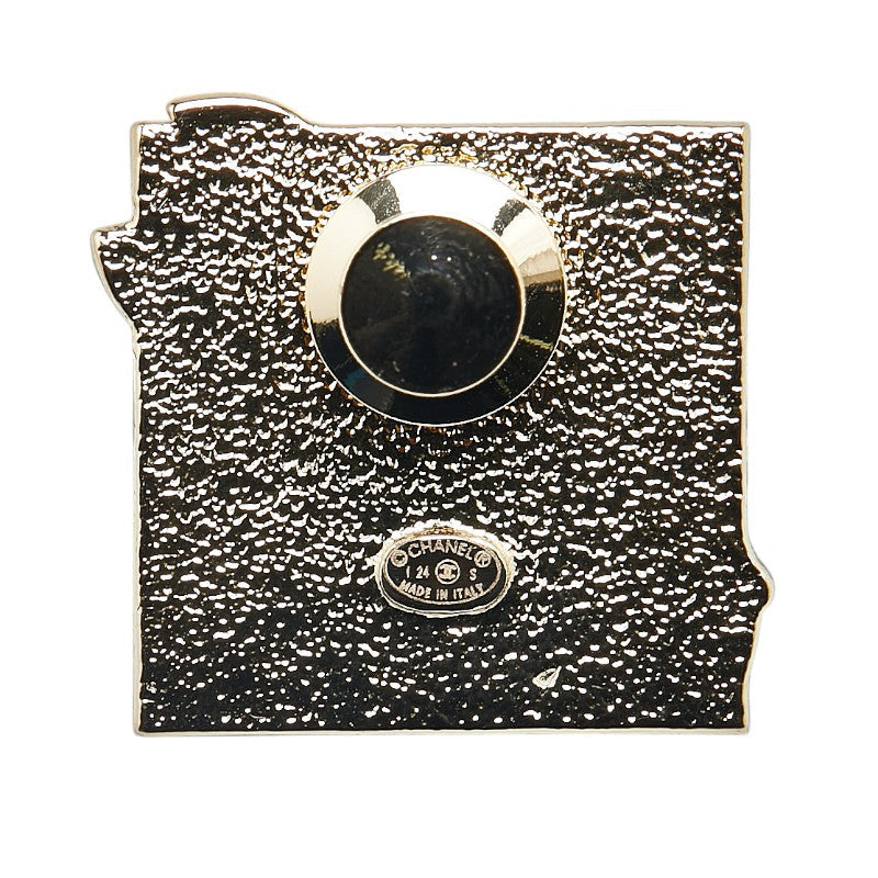Chanel Coco Mark Camellia Heart Brooch