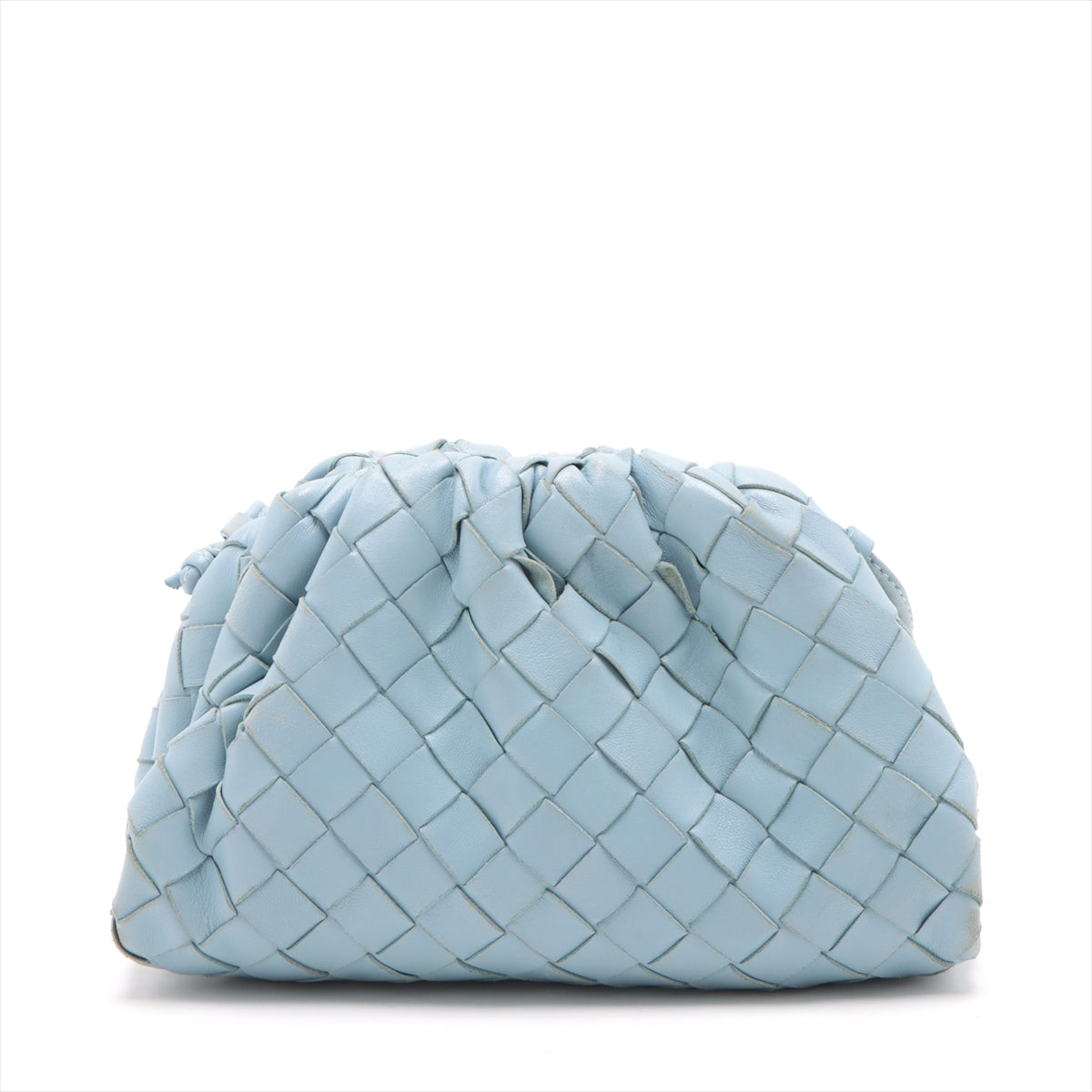 Bottega Veneta Intrecciato Mini in Leather Light Blue