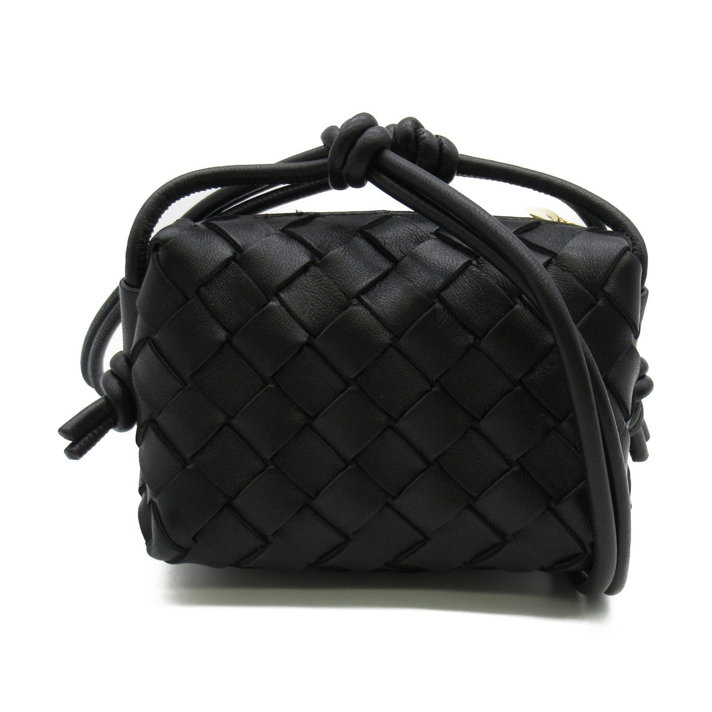 Bottega Veneta Candy Loop Camera Bag Shoulder Bag Black 730832V1G118425