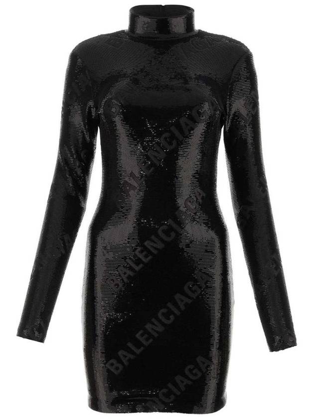 Balenciaga midi dress 725104TMR68 1102 BLACK