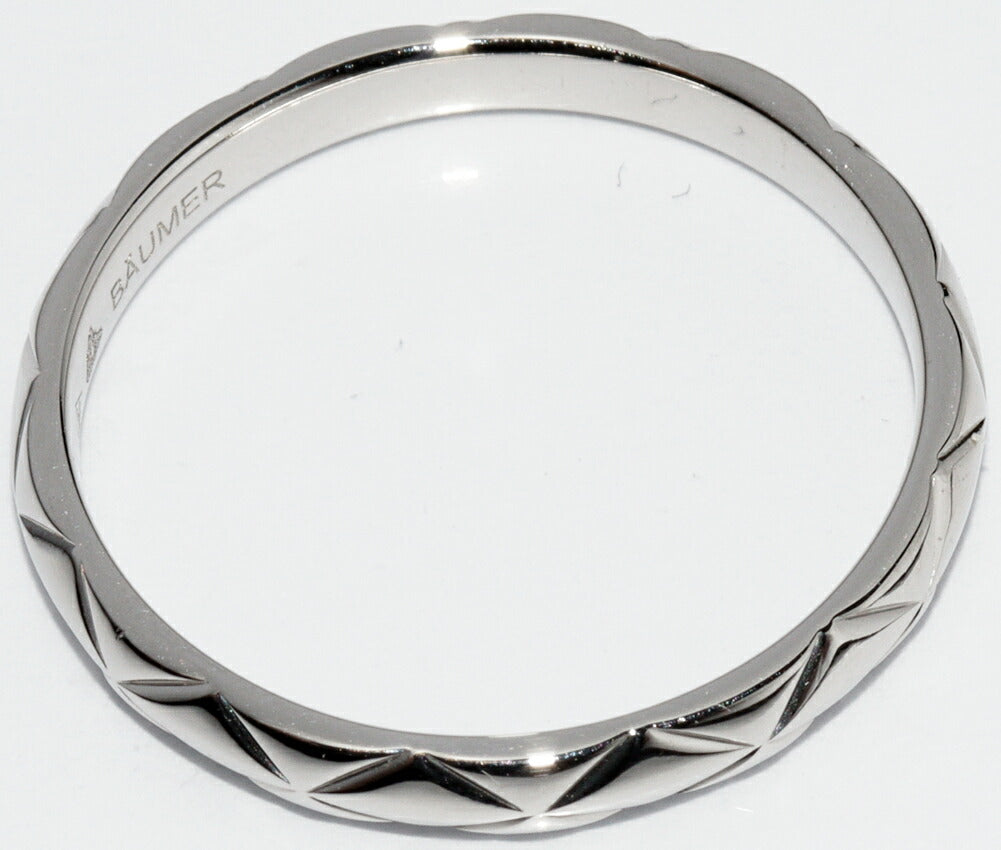 Chanel Pt950 Matelasse Ring Small Model J2820