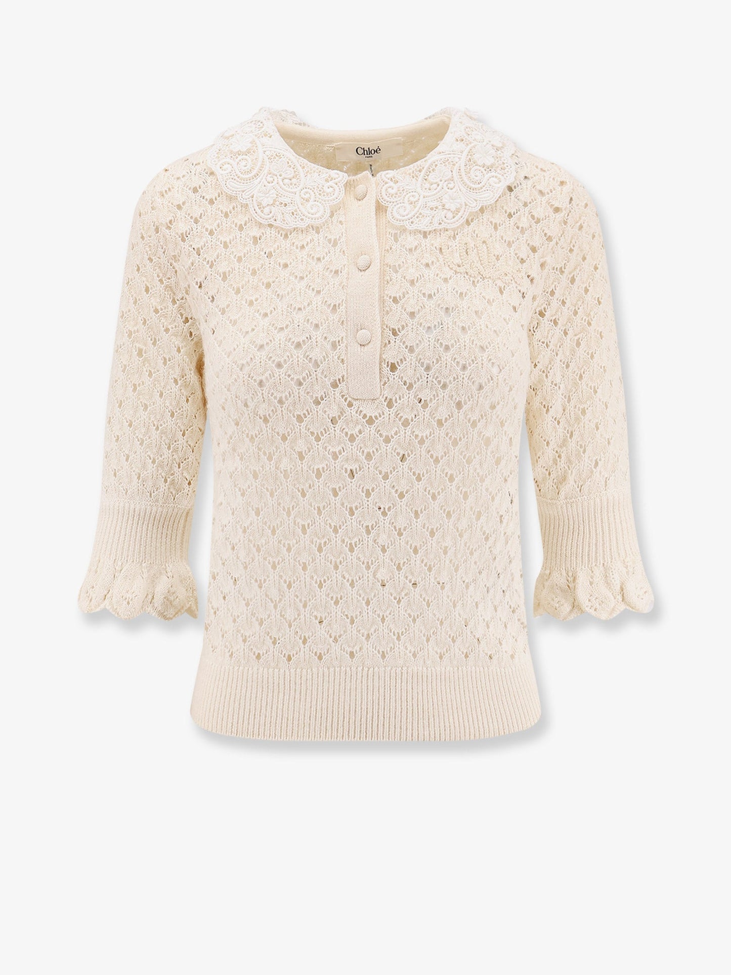 Chloe' Women Cotton, Alpaca And Silk Top