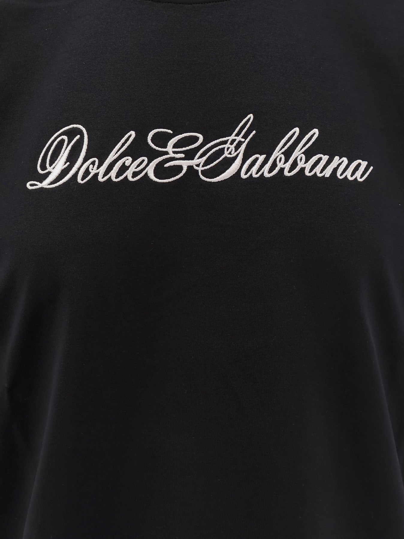 Dolce & Gabbana Women Cotton T-Shirt With Lace Details