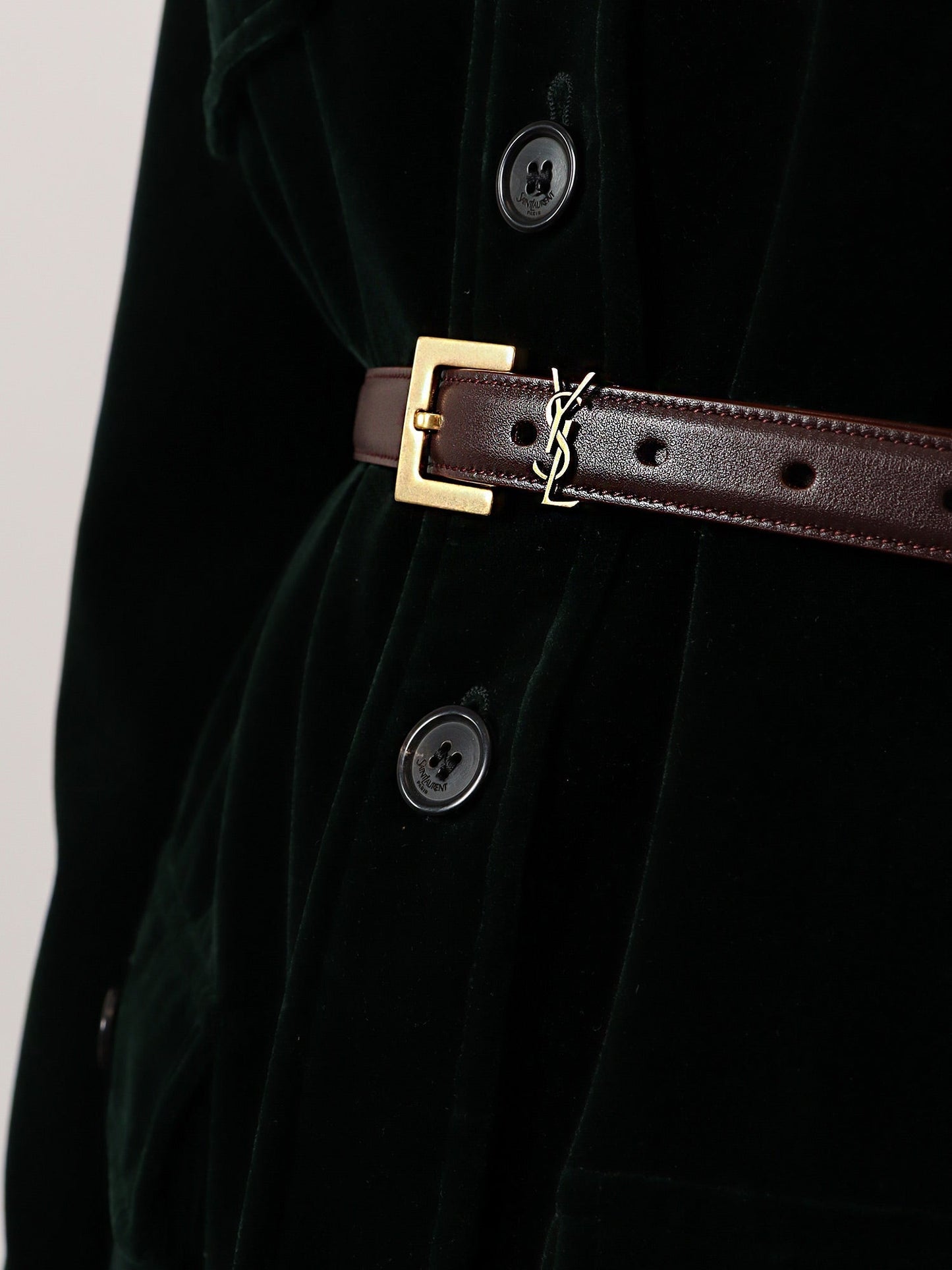 Saint Laurent Women Leather Belt