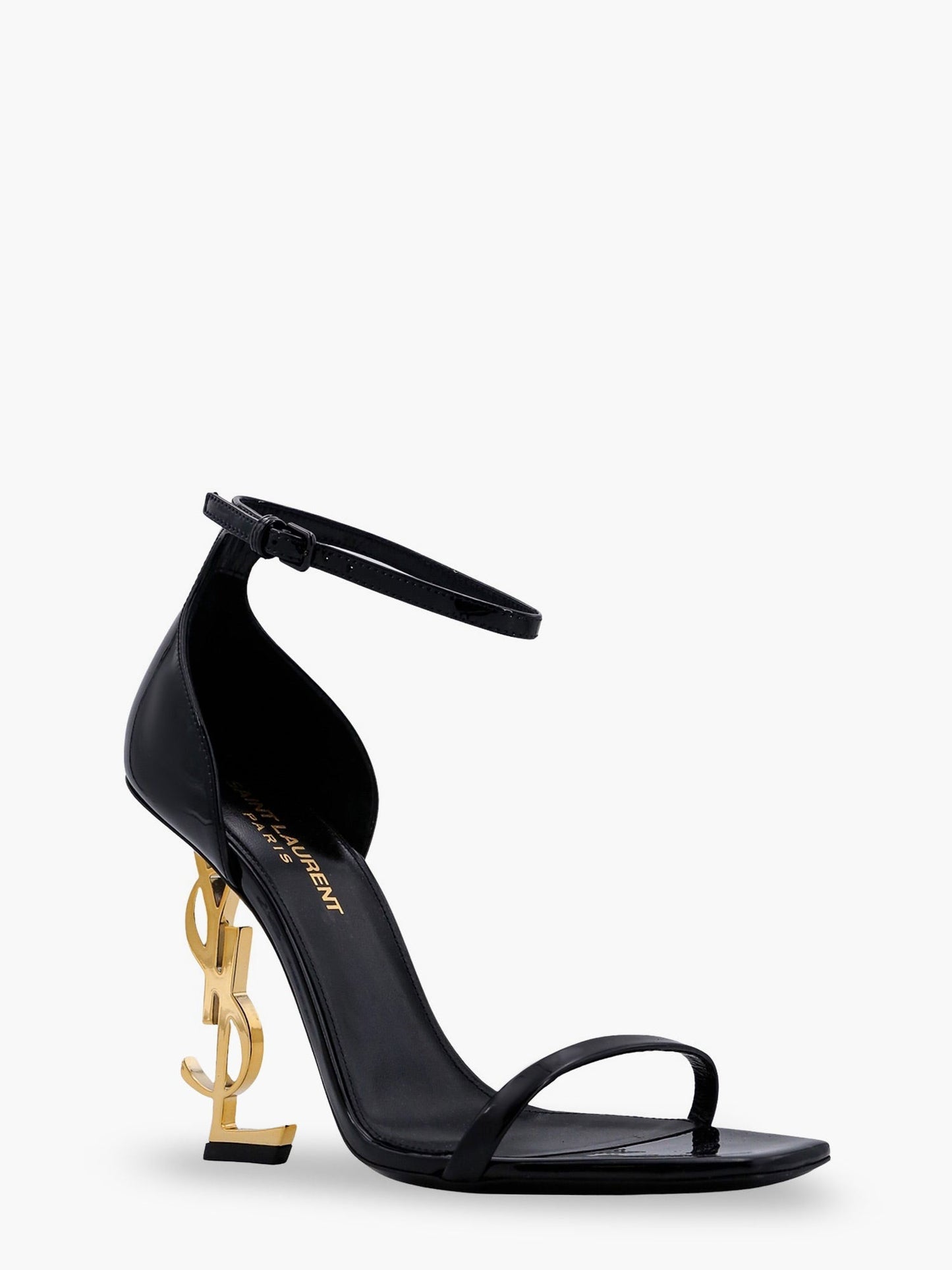 Saint Laurent Women Opyum 110 Patent Leather Sandals
