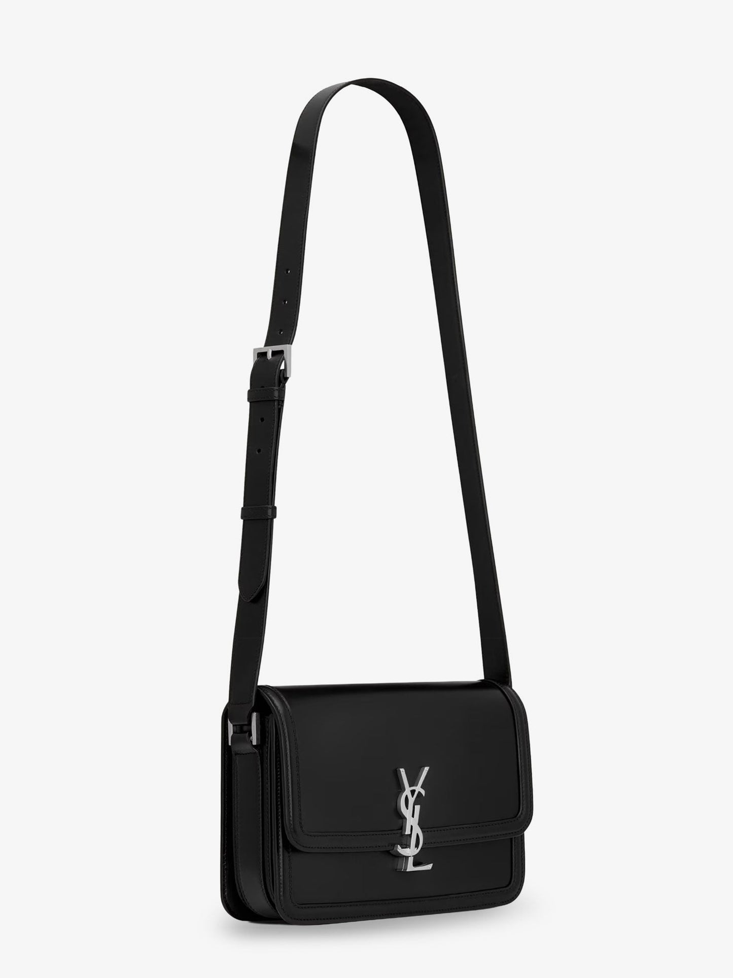 Saint Laurent Men Satchel Solferino Medium Leather Crossbody Bag