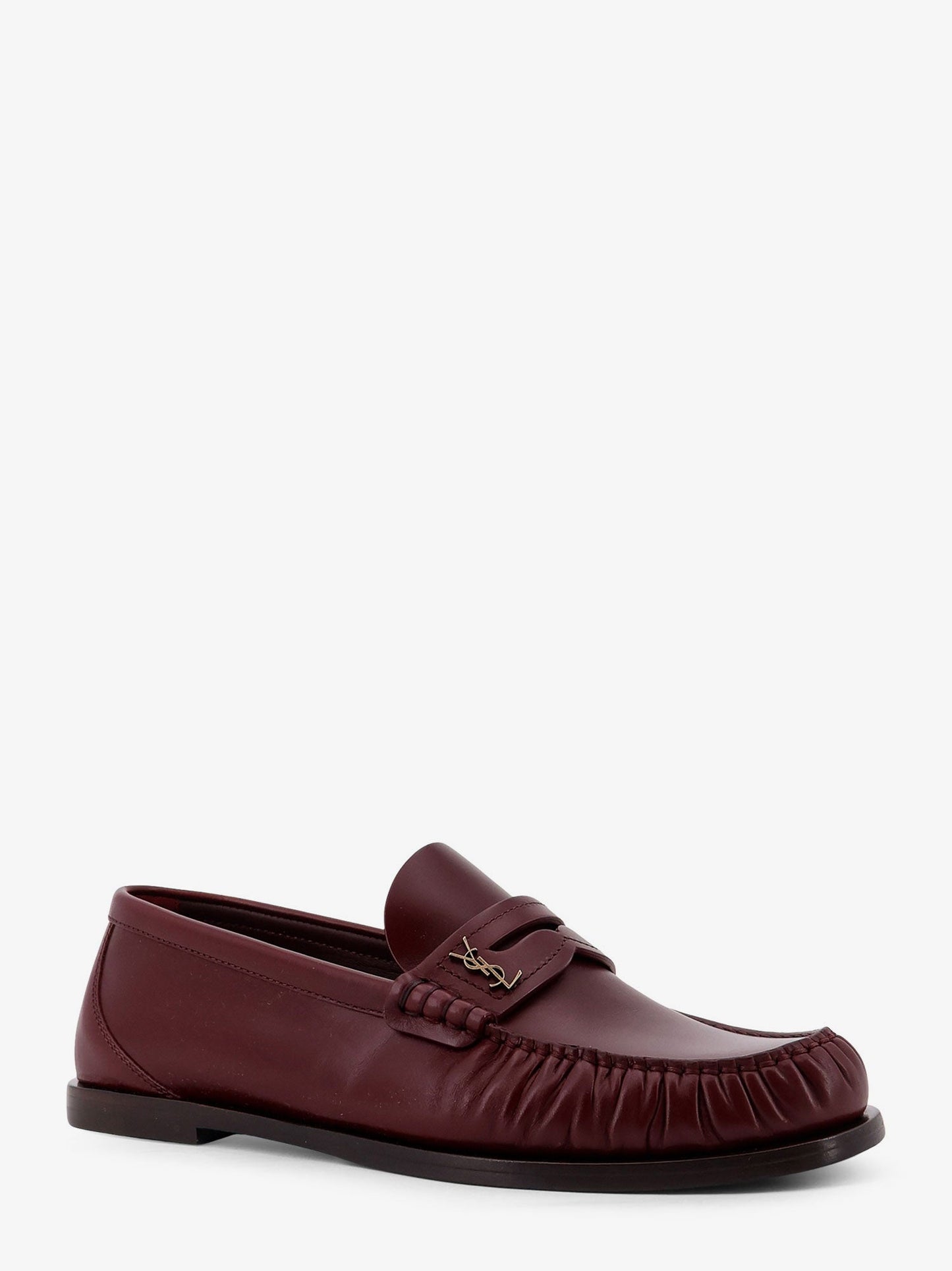 Saint Laurent Women Laurent 05 Moc Leather Loafers