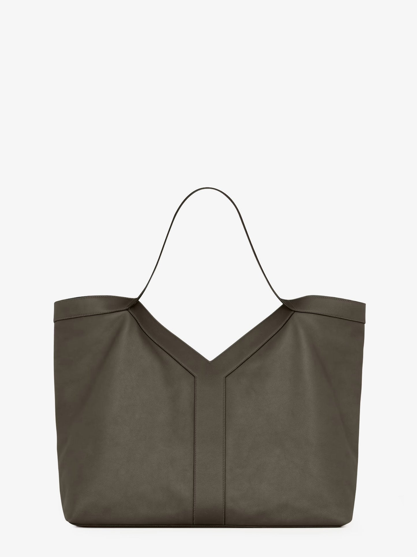 Saint Laurent Men Y Oversize Leather Tote Bag