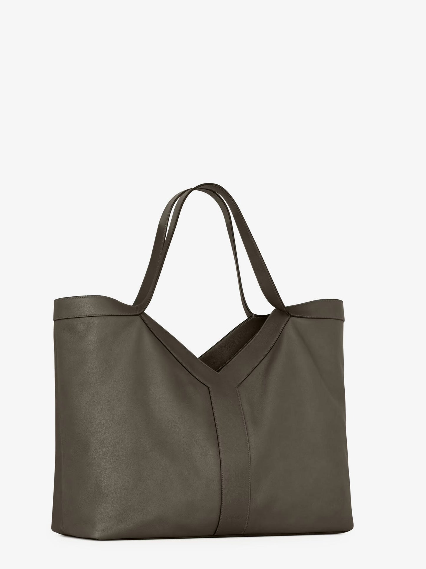 Saint Laurent Men Y Oversize Leather Tote Bag