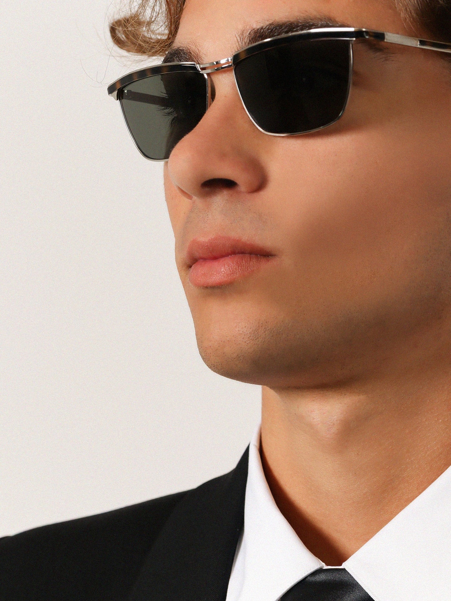 Saint Laurent Men Metal Sunglasses