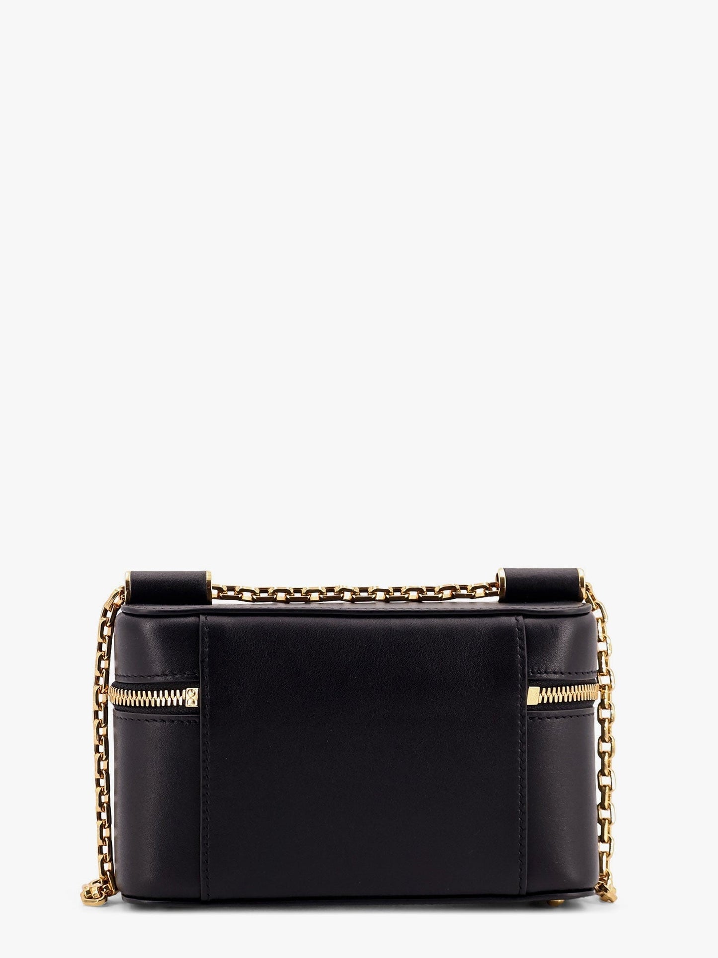 Dolce & Gabbana Women Sicily Leather Shoulder Bag With Metal Logo Tag