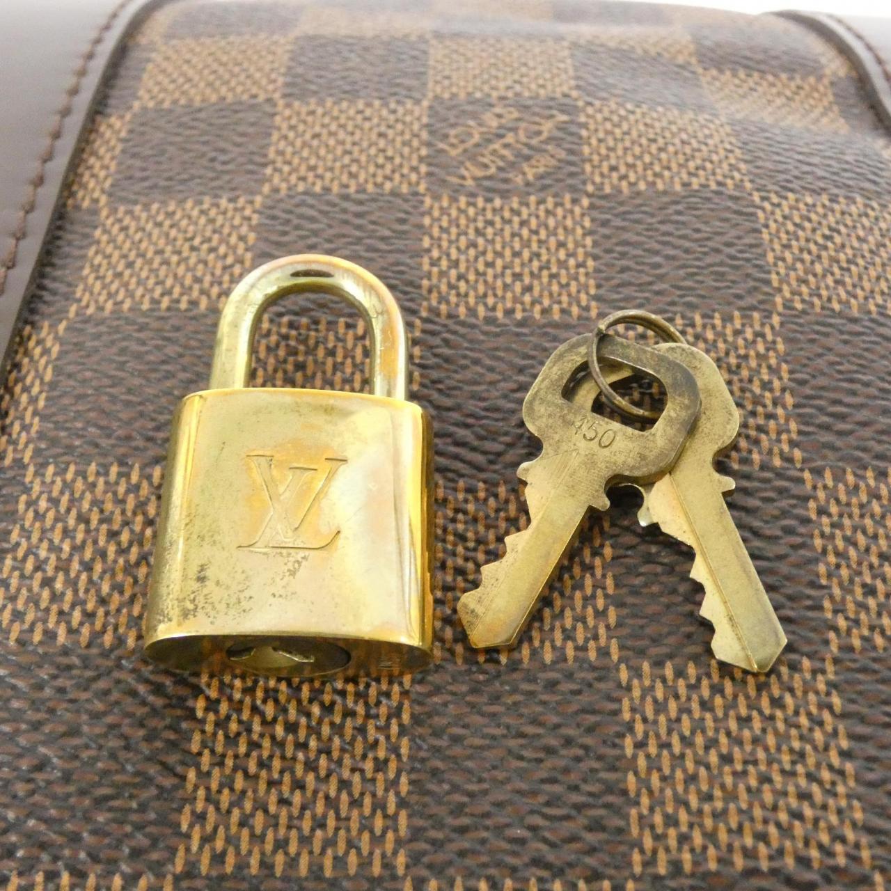 Louis Vuitton Keepall Bandouliere Damier Boston Bag