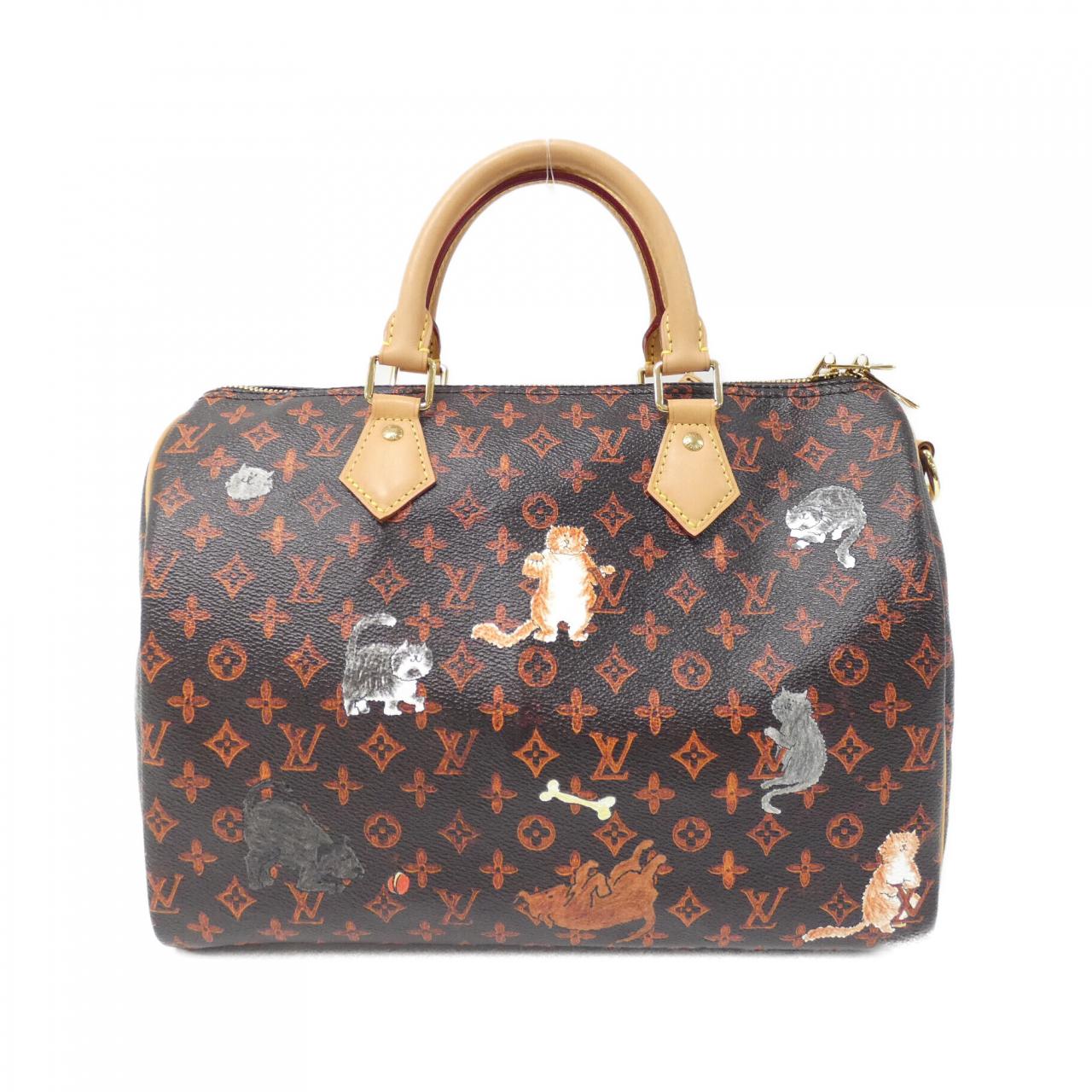 Louis Vuitton Catogram Coated Canvas Boston Bag