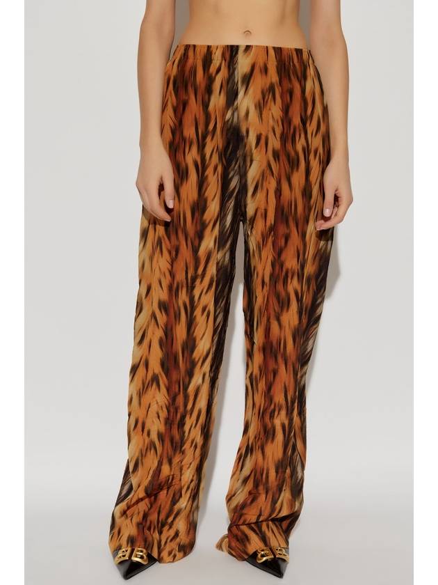 Balenciaga Balenciaga Silk Trousers, Women's, Orange