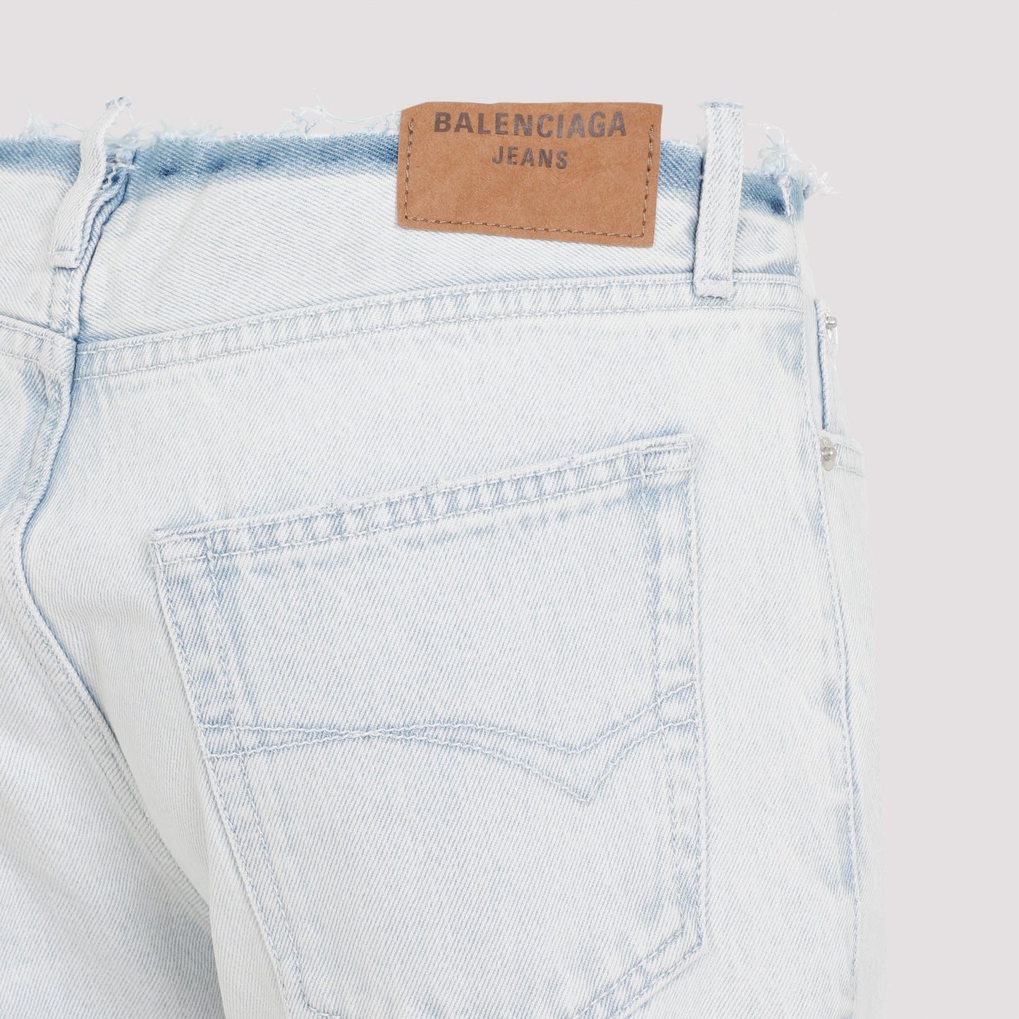 Balenciaga Cut Off Waistband Jeans Women