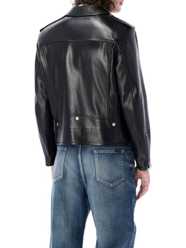 Saint Laurent Classic Motorcycle Jacket in Lambskin Black